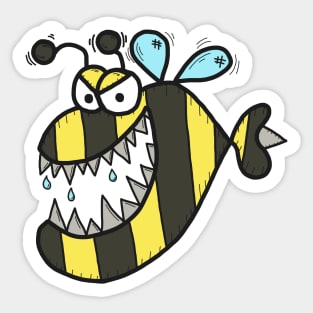 The KillerBee-Ranha Sticker